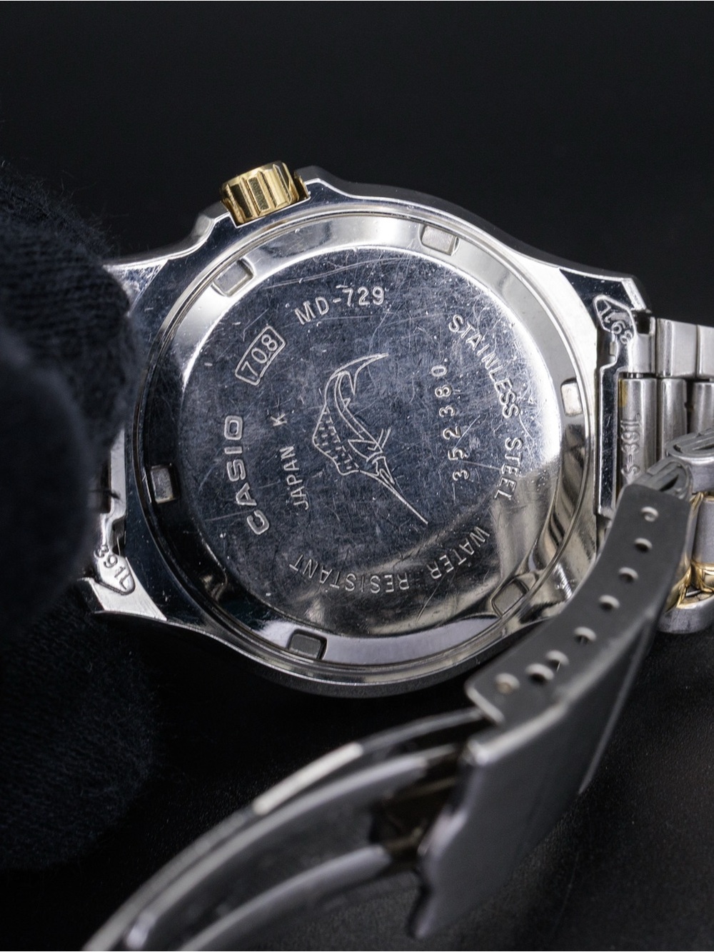 Casio RARE MD-729 Vintage Marlin 36mm Date JDM Import Dress Watch - Picture 6 of 6